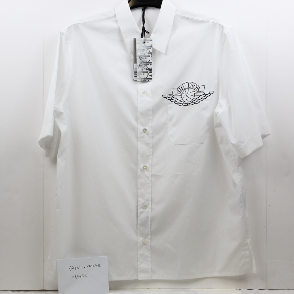 Air Dior Button Down Shirt Size L NWT
